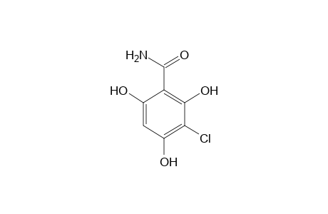 3-chloro-2,4,6-trihydroxybenzamide