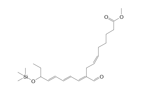 Methyl 9-formyl-15-[(trimethylsilyl)oxy]-(6Z,9E,11E,13E)-heptadeca-tetraenoate