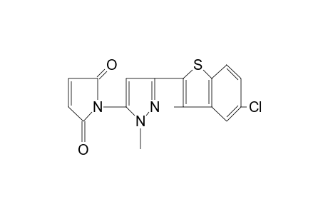 N-[3-(5-chloro-3-methylbenzo[b]thien-2-yl)-1-methylpyrazol-5-yl]maleimide