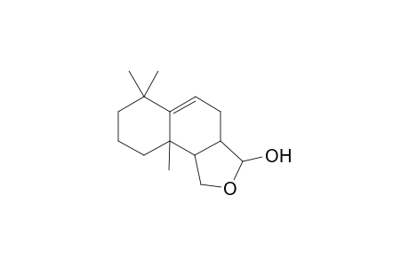 (3RS,3ARS,9ASR,9BSR)-1,3,3A,4,6,7,8,9,9A,9B-DECAHYDRO-6,6,9-TRIMETHYLNAPHTHO-[1,2-C]-FURAN-3-OL