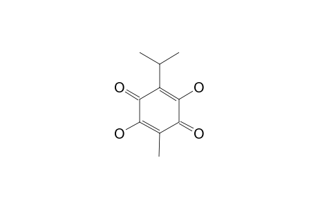 2,5-dihydroxy-3-isopropyl-6-methyl-p-benzoquinone