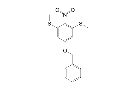 5-Benzyloxy-1,3-bis(methylthio)-2-nitrobenzene