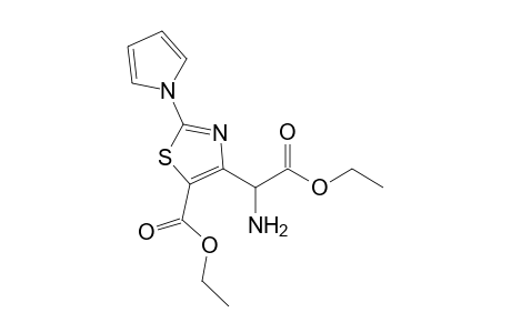 4-(1-amino-2-ethoxy-2-keto-ethyl)-2-pyrrol-1-yl-thiazole-5-carboxylic acid ethyl ester