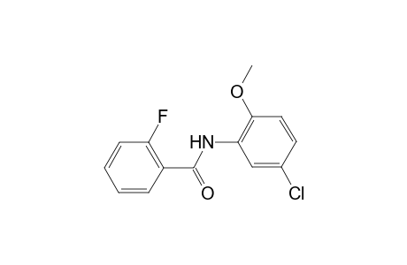 N-(5-Chloro-2-methoxyphenyl)-2-fluorobenzamide