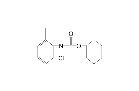 2-chloro-6-methylcarbanilic acid, cyclohexyl ester