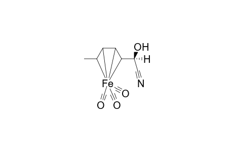 (2RS,3RS,6SR,3E,5E)-Tricarbonyl-[.eta(4).-(3->6)-2-hydroxyhepta-3,5-dienenitrile]-iron