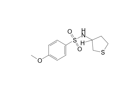 p-methoxy-N-(tetrahydro-3-thienyl)benzenesulfonamide