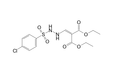 {{[(p-chlorophenyl)sulfonyl]hydrazino}methylenemalonic acid, diethyl ester