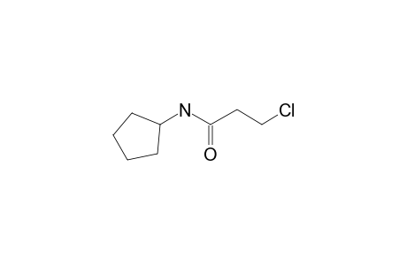 3-Chloro-N-cyclopentylpropanamide