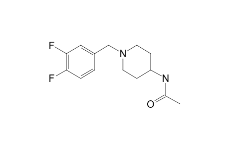 1-(3,4-Difluorobenzyl)-4-piperidinamine, N-acetyl-