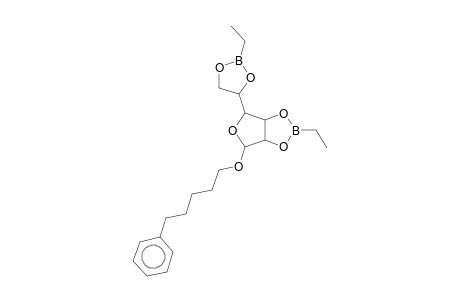 beta-D-MANNOFURANOSE, 2,3:5,6-DI-O-ETHYLBORANDIYL-5-PHENYLPENTYL-