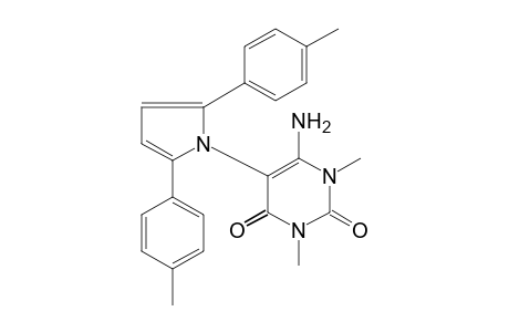 6-amino-1,3-dimethyl-5-(2,5-di-p-tolylpyrrol-1-yl)uracil