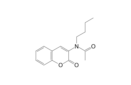 3-Acetamidocoumarin, N-(N-butyl)-