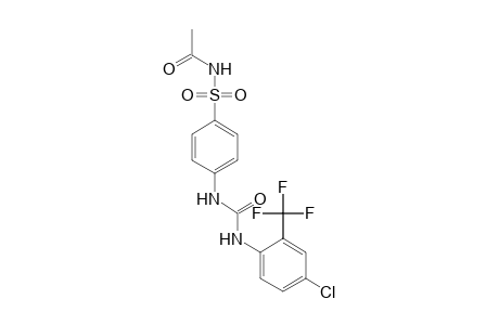 4'-(acetylsulfamoyl)-4-chloro-2-(trifluoromethyl)carbanilide