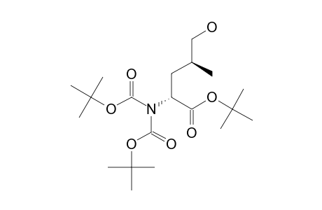 (2S,4S)-2-DITERT.-BUTOXYCARBONYLAMINO-5-HYDROXY-4-METHYLPENTANOIC-ACID-TERT.-BUTYLESTER