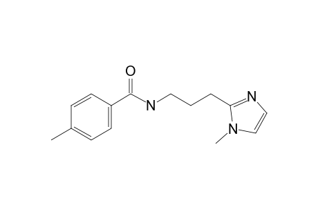 4-Methyl-N-[3-(1-methyl-2-imidazolyl)propyl]benzamide