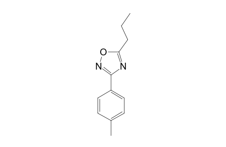 5-(N-PROPYL)-3-(PARA-TOLYL)-1,2,4-OXADIAZOLE