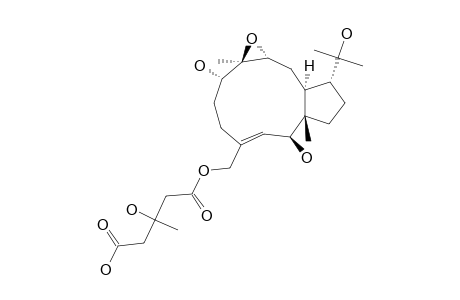 (1-R*,2-R*,3-E,7-R*,8-S*,9-R*11-R*,12-S*)-16-O-(3-HYDROXY-3-METHYLGLUTARYL)-8,9-EPOXYDOLABELL-3-EN-2,7,16,18-TETROL