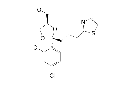 cis-[2-(2,4-DICHLOROPHENYL)-2-[3-(2-THIAZOLYL)-PROPYL-4-HYDROXYMETHYL)]-1,3-DIOXOLANE