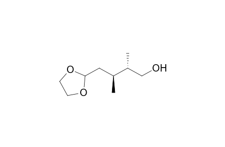 (-)-(2S,3S)-4-(1,3-Dioxolan-2-yl)-2,3-dimethylbutan-1-ol