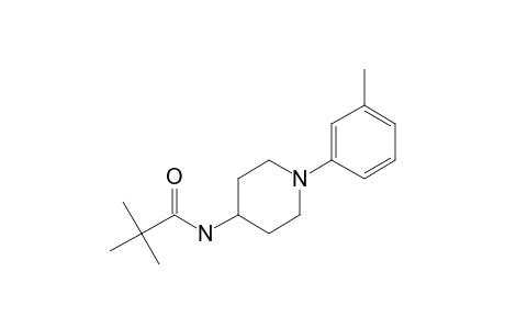 1-(3-Methylphenyl)-4-piperidinamine, N-trimethylacetyl-