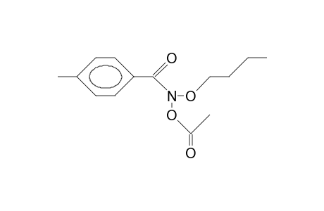 N-Acetoxy-P-methyl-benzohydroxamic acid, butyl ester