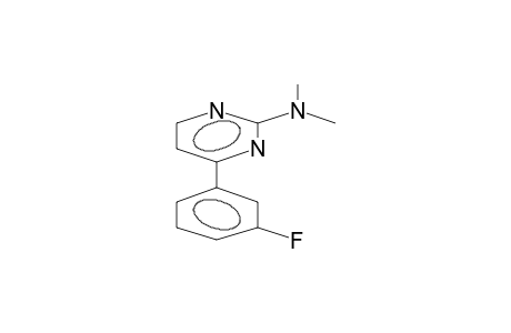 4-META-FLUOROPHENYL-2-DIMETHYLAMINOPYRIMIDINE