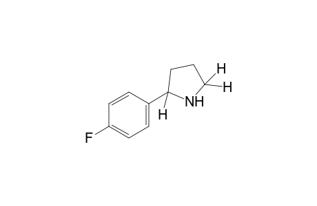 2-(p-fluorophenyl)pyrrolidine