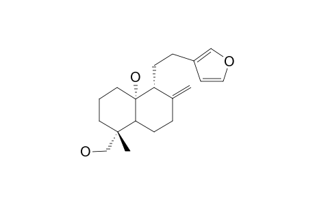 10-ALPHA,19-DIHYDROXY-15,16-EPOXY-8(17),13(16),14-NOR-ENT-LABDATRIENE