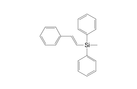 METHYL-DIPHENYL-STYRYLSILANE;TRANS-ISOMER