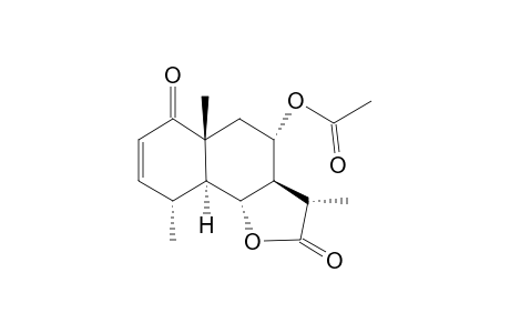 4-B-H,5-A-H,11-B-H-EUDESM-2-EN-12,6-A-OLIDE,8-A-ACETOXY-1-OXO