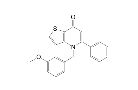 4-(3-Methoxybenzyl)-5-phenylthieno[3,2-b]pyridin-7(4H)-one