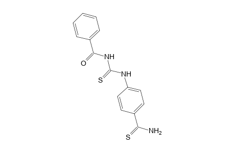 1-benzoyl-2-thio-3-[p-(thiocarbamoyl)phenyl]urea