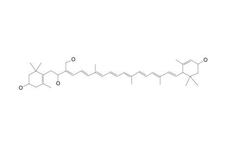 .beta.,.Epsilon.-carotene-3,3',8,19-tetrol, 7,8-dihydro-