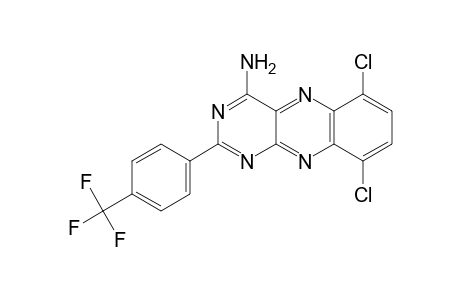 4-Amino-6,9-dichloro-2-(4-trifluoromethylphenyl)benzo[g]pteridine