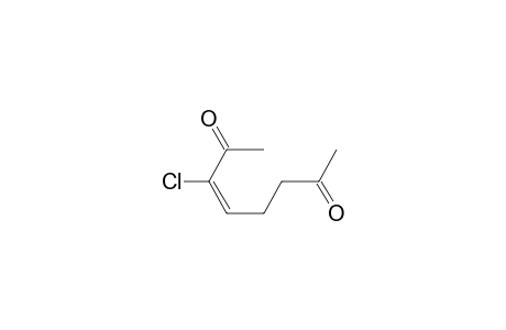 3-Octene-2,7-dione, 3-chloro-, (E)-