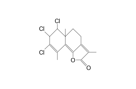 1a,2b,3-Trichloro-eudesma-3,5,7(11)-trien-6,12-olide