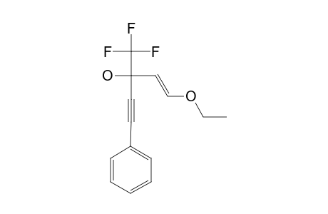1-ETHOXY-5-PHENYL-3-TRIFLUOROMETHYL-1-PENTEN-4-YN-3-OL