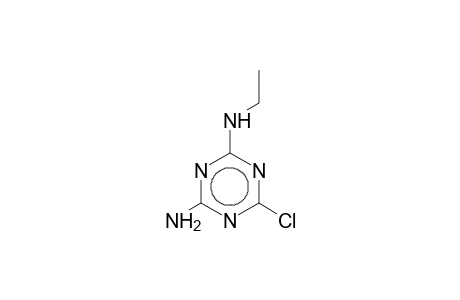 1,3,5-Triazine-2,4-diamine, 6-chloro-N-ethyl-