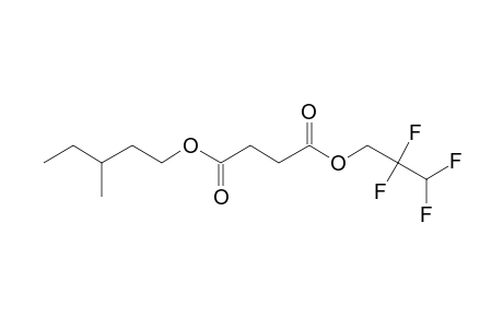 Succinic acid, 2,2,3,3-tetrafluoropropyl 3-methylpentyl ester