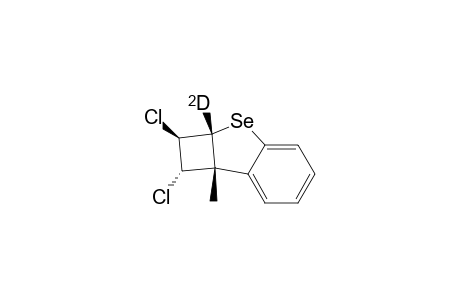 Benzo[b]cyclobuta[d]selenophene, 1,2-dichloro-1,2,2a,7b-tetrahydro-2a-d-7b-methyl-, (1.alpha.,2.beta.,2a.beta.,7b.beta.)-