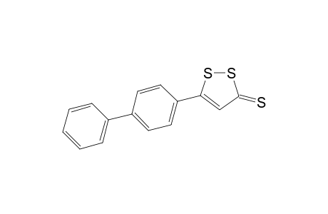 1,2-Dithiole-3-thione, 5-(4-biphenylyl)-
