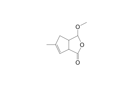 3-Methoxy-5-methyl-3,3a,4,6a-tetrahydro-1H-cyclopenta[c]furan-1-one