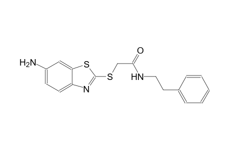 N-phenethyl-6-aminobenzothiazol-2-ylthioacetamide