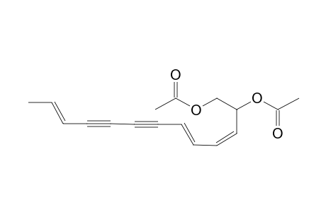 (3Z,5E,11E)-TRIDECATRIENE-7,9-DIYNE-1,2-DIACETATE