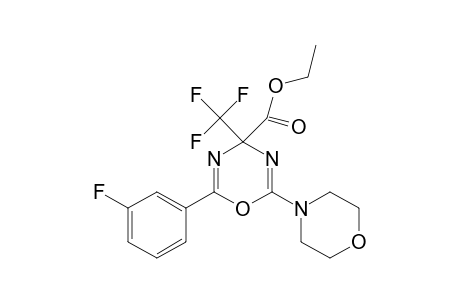 Ethyl 2-(3-fluorophenyl)-6-morpholino-4-(trifluoromethyl)-1,3,5-oxadiazine-4-carboxylate