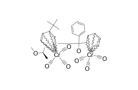 #5A;(+/-)-(1PS,1'S,1''R)-(1PR,1'R,1''S)-6-ETA-[2-(1-METHOXYETHYL)-5-TERT.-BUTYL-(1-6-ETA-PHENYL-TRICARBONYLCHROMIUM(0)-1-PHENYL-1-HYDROXYMETHYL)-BENZENE]-TRICARB