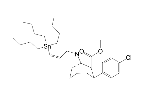 2.beta.-Carbomethoxy-3.beta.-(4-chlorophenyl)-8-[(E)-3-(tributylstannyl)propen-1-yl]bortropane