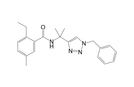 N-[2-(1-Benzyl-1H-1,2,3-triazol-4-yl)propan-2-yl]-2-ethyl-5-methylbenzamide