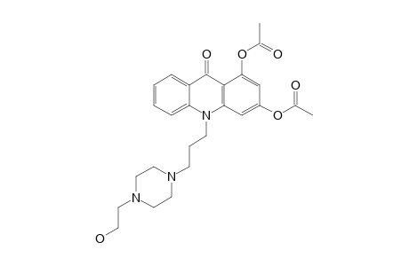 10-[3-[4-(2-HYDROXY-ETHYL)-PIPERAZIN-1-YL]-PROPYL]-9-OXO-9,10-DIHYDRO-ACRIDINE-1,3-DIYL-DIACETATE